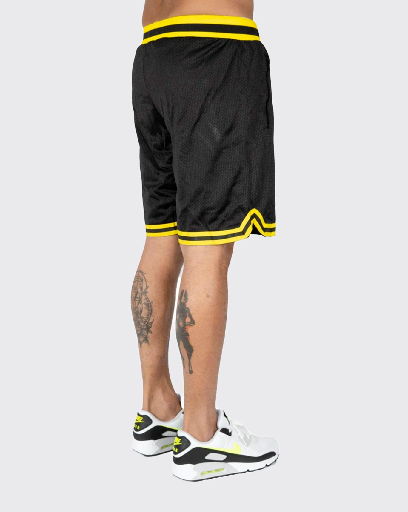 Black and yellow nike basketball outlet shorts